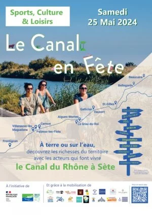 Affiche Le Canal du Rhône à Sète en Fête
