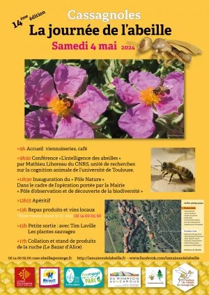Affiche La 14ème journée de l'abeille
