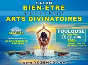 Affiche Salon Bien-être Yozenco à Toulouse