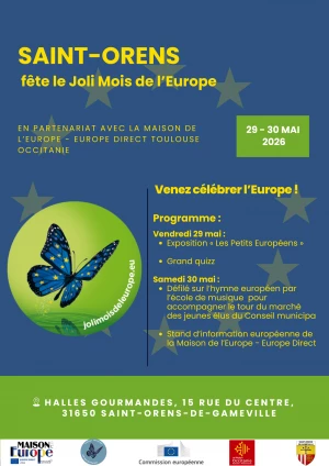 Affiche Saint-Orens-de-Gameville fête le Joli mois de l'Europe 