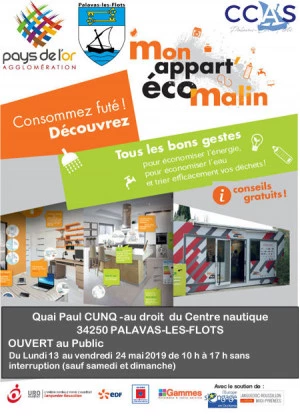 Affiche Mon Appart'éco-Malin à Palavas Les Flots (CA du Pays de l'Or)