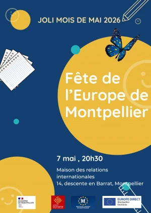Affiche Fête de l'Europe de Montpellier