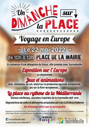 Affiche Dimanche sur la Place à Tournefeuille : Voyage en Europe