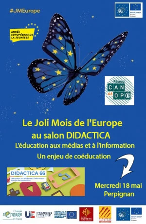 Affiche Le Joli Mois de l'Europe s'invite avec la réalité virtuelle à Didactica !
