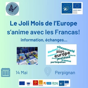 Affiche Le Joli Mois de l'Europe s'anime avec les Francas !