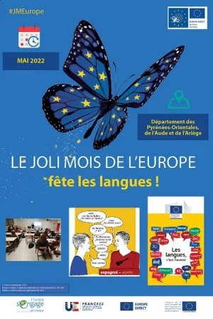 Affiche Le Joli Mois de l'Europe fête les langues!