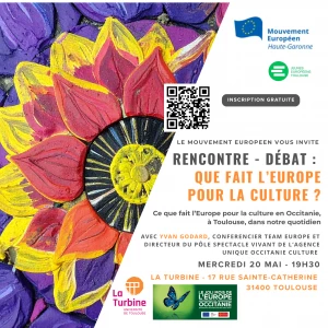 Affiche Que fait l'Europe pour la culture ? 