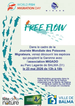 Affiche Découverte des poissons migrateurs de Garonne