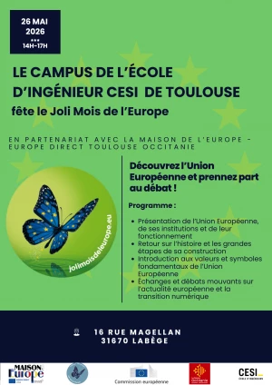 Affiche Le CESI Labège fête le Joli mois de l'Europe