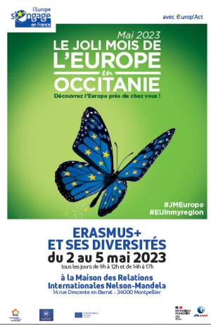 Affiche Erasmus + et ses diversités